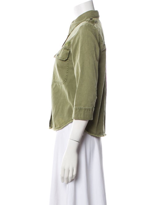 Zadig & Voltaire Three-Quarter Sleeve Button-Up Top