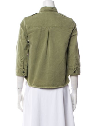 Zadig & Voltaire Three-Quarter Sleeve Button-Up Top