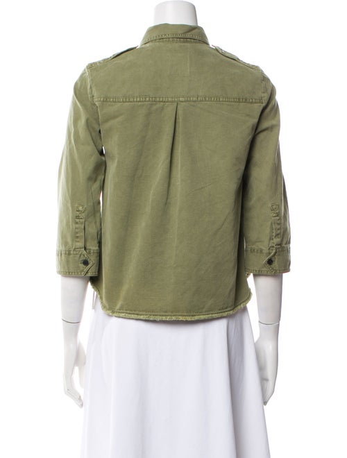 Zadig & Voltaire Three-Quarter Sleeve Button-Up Top