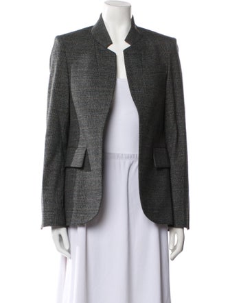 Zadig & Voltaire Plaid Print Blazer