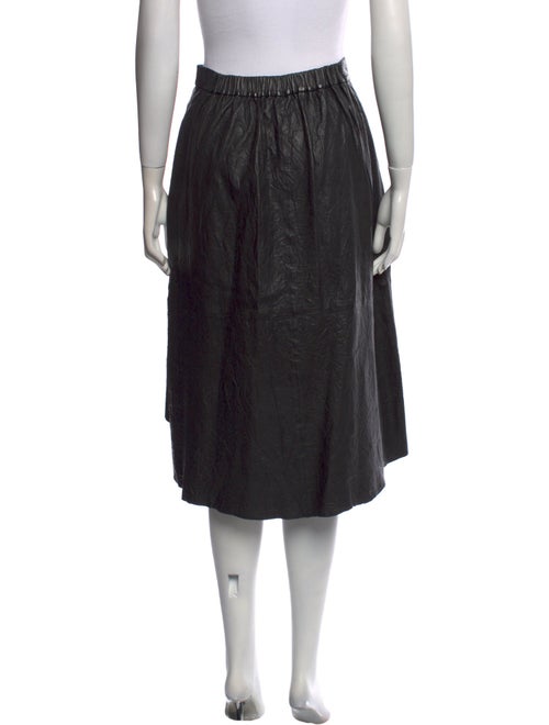 Zadig & Voltaire Leather Knee-Length Skirt