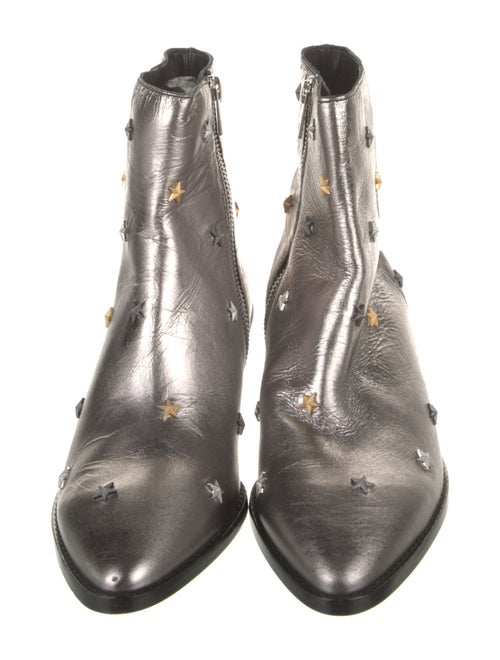 Zadig & Voltaire Leather Studded Accents Boots