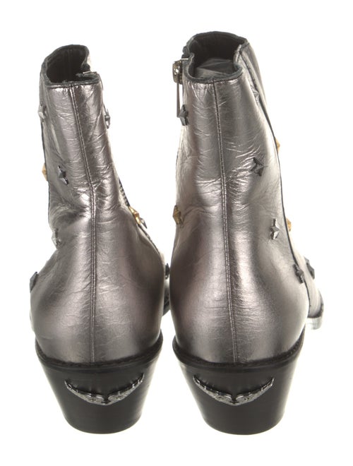 Zadig & Voltaire Leather Studded Accents Boots