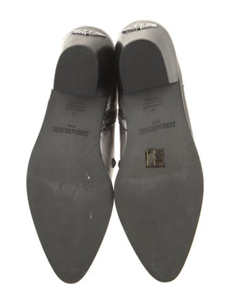 Zadig & Voltaire Leather Studded Accents Boots