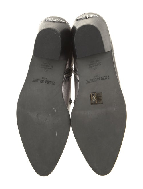 Zadig & Voltaire Leather Studded Accents Boots