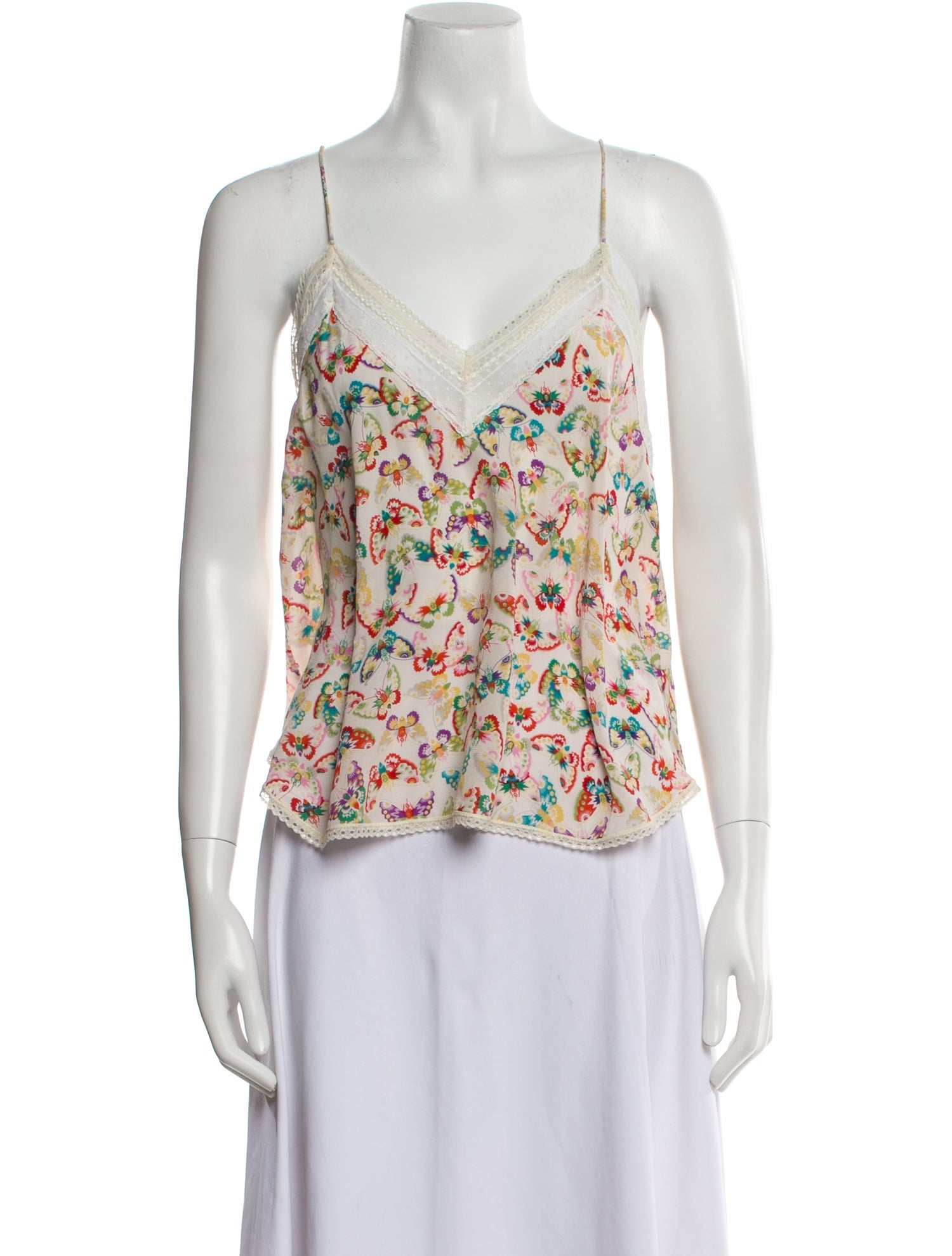 Zadig & Voltaire Silk Floral Print Top