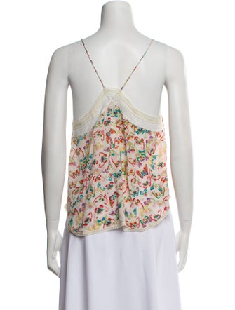 Zadig & Voltaire Silk Floral Print Top