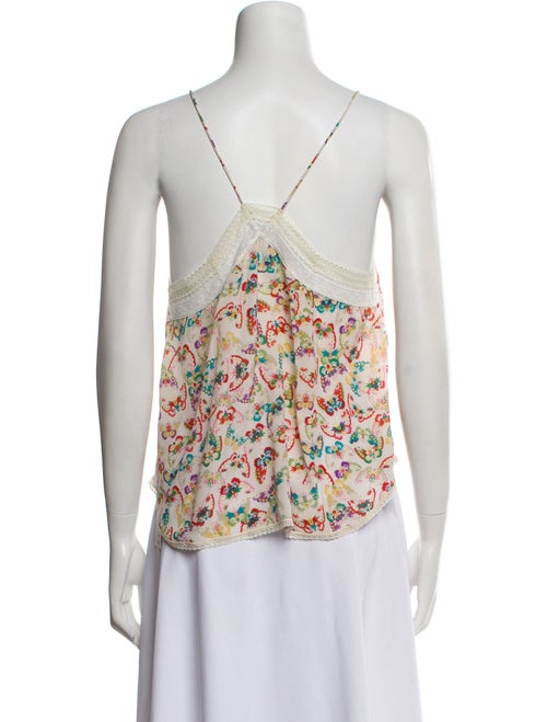 Zadig & Voltaire Silk Floral Print Top