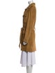 Zadig & Voltaire Goat Leather Trench Coat