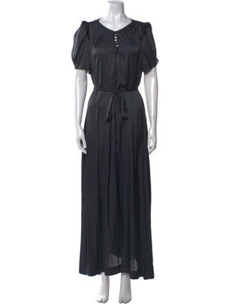 Zadig & Voltaire V-Neck Long Dress