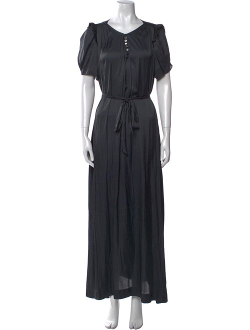 Zadig & Voltaire V-Neck Long Dress