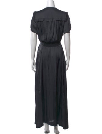 Zadig & Voltaire V-Neck Long Dress