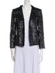 Zadig & Voltaire Sequin Printed Evening Jacket