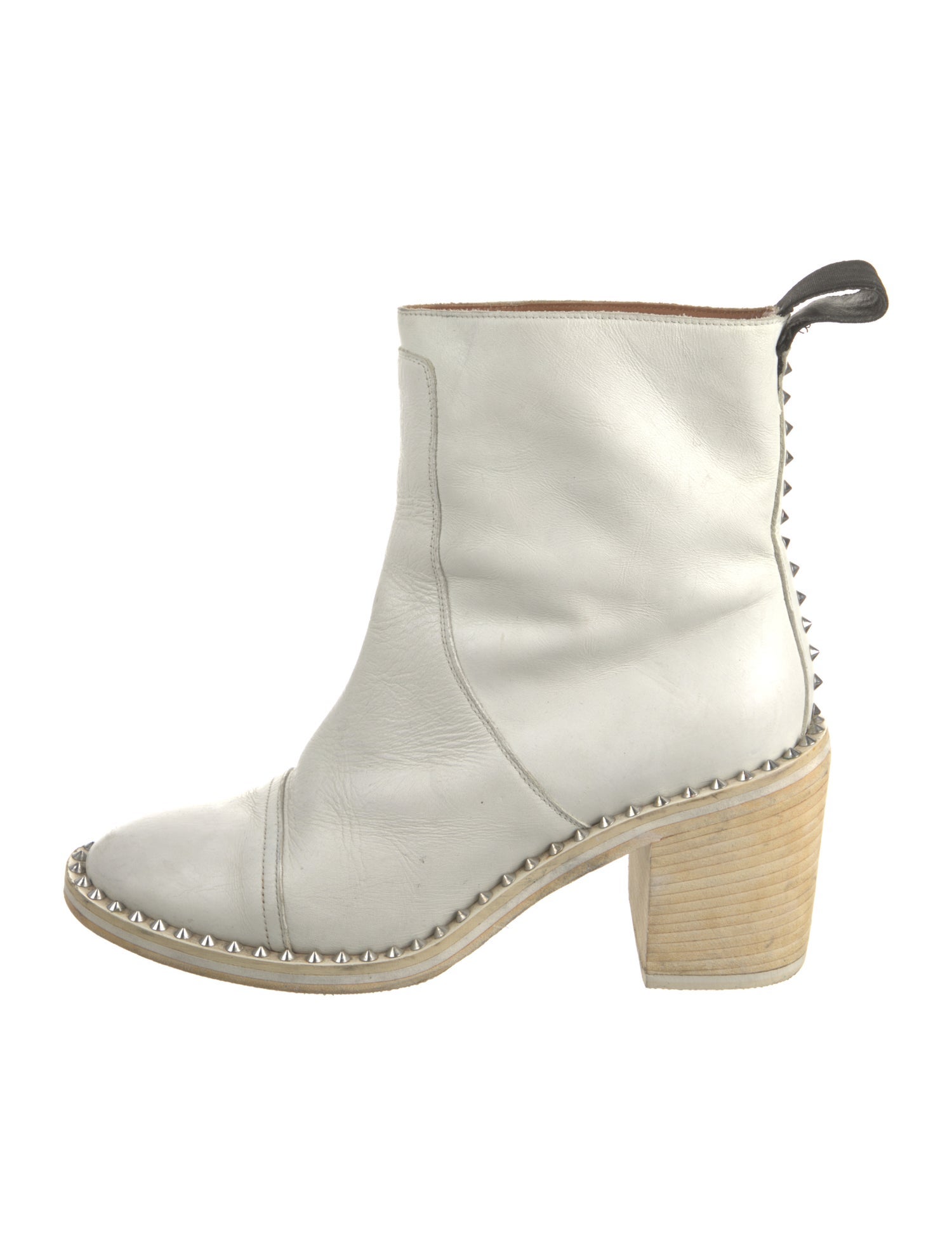 Zadig & Voltaire Leather Studded Accents Boots