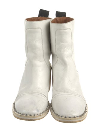 Zadig & Voltaire Leather Studded Accents Boots