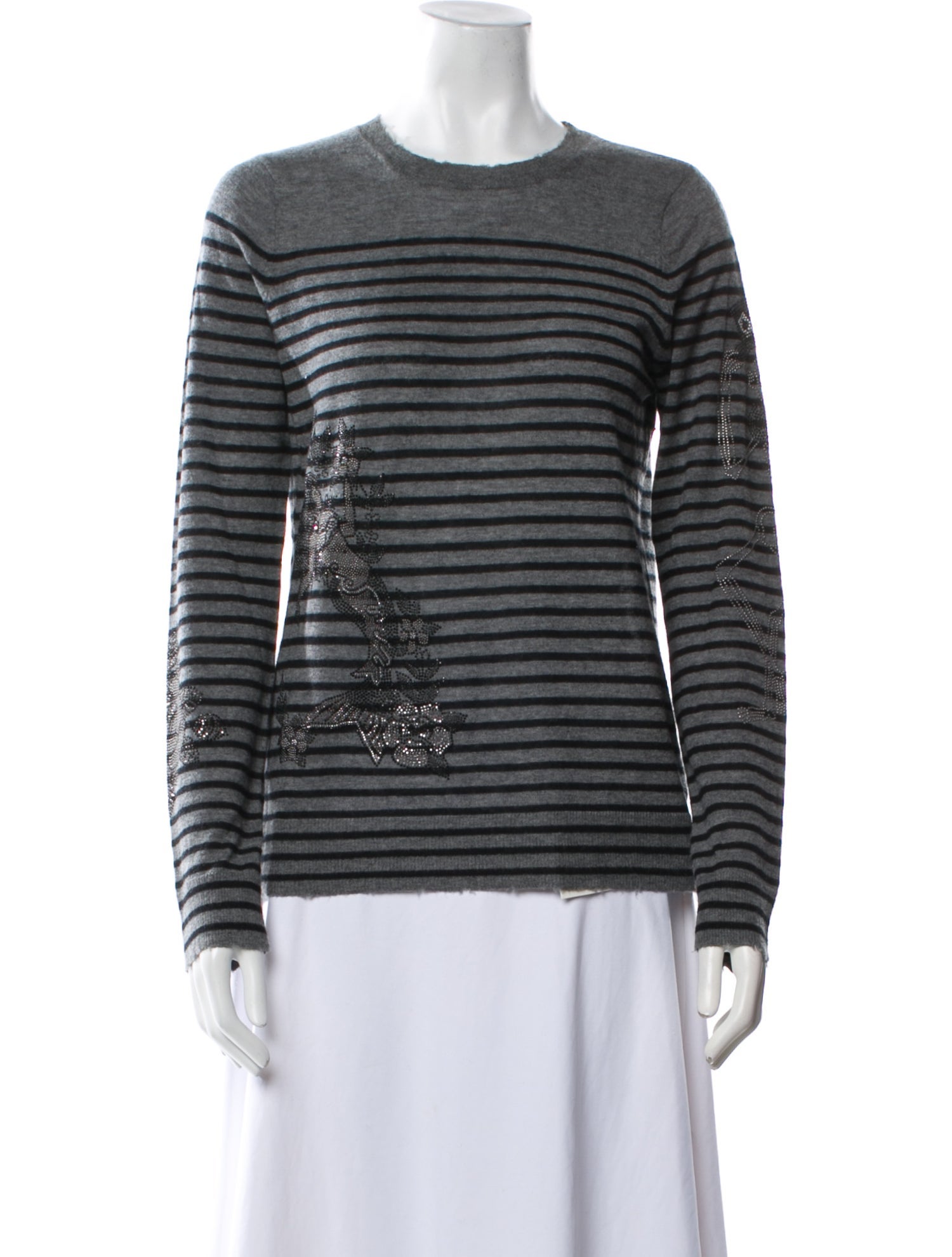 Zadig & Voltaire Cashmere Striped Sweater