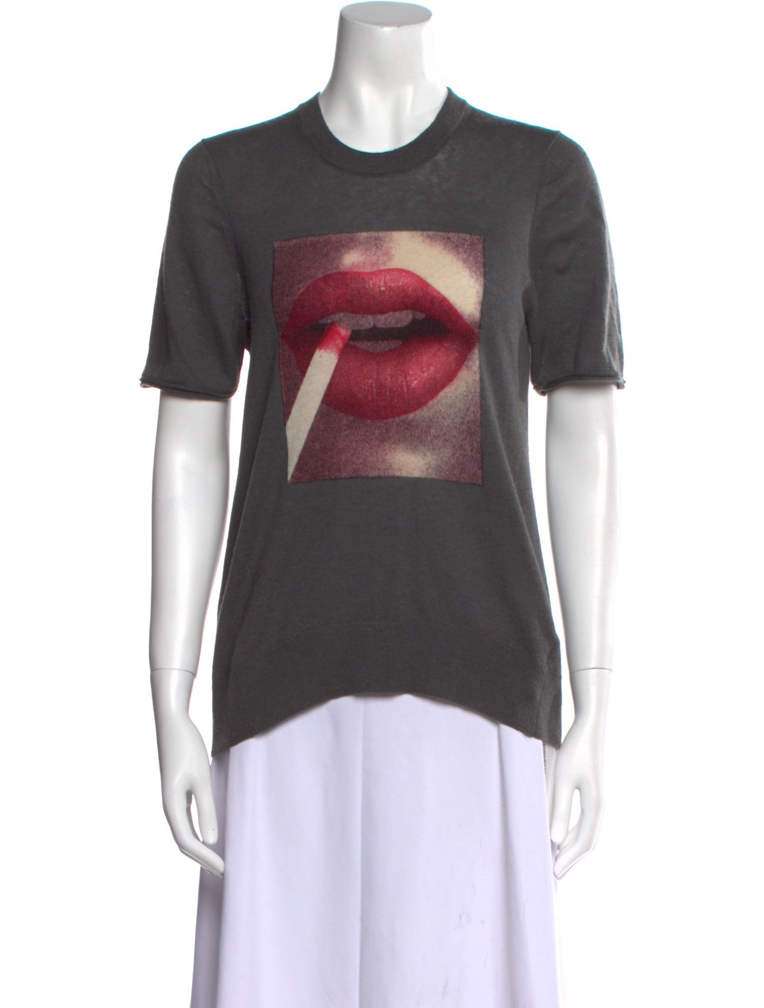 Zadig & Voltaire Cashmere Graphic Print T-Shirt
