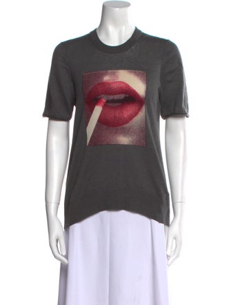 Zadig & Voltaire Cashmere Graphic Print T-Shirt