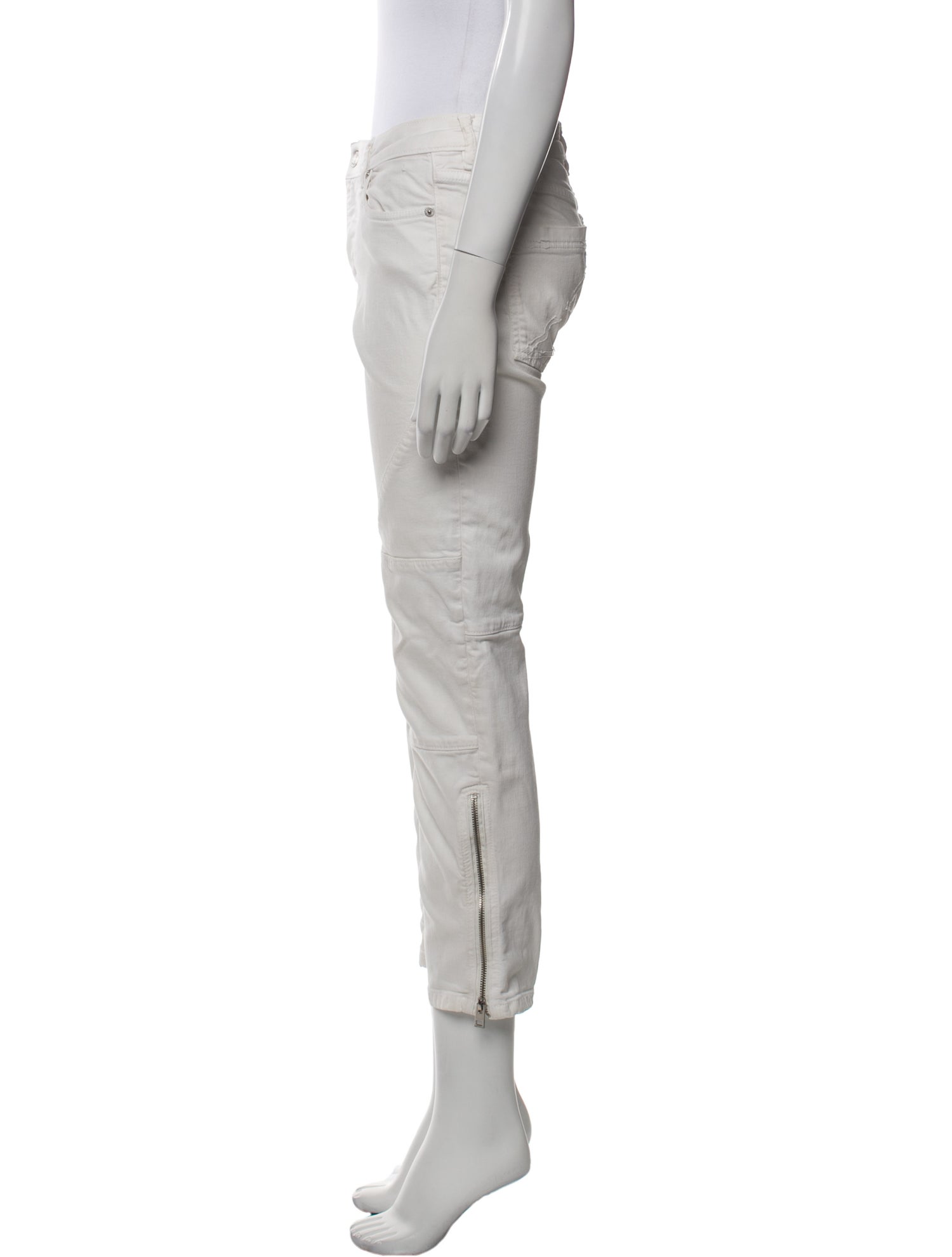 Zadig & Voltaire Mid-Rise Straight Leg Jeans