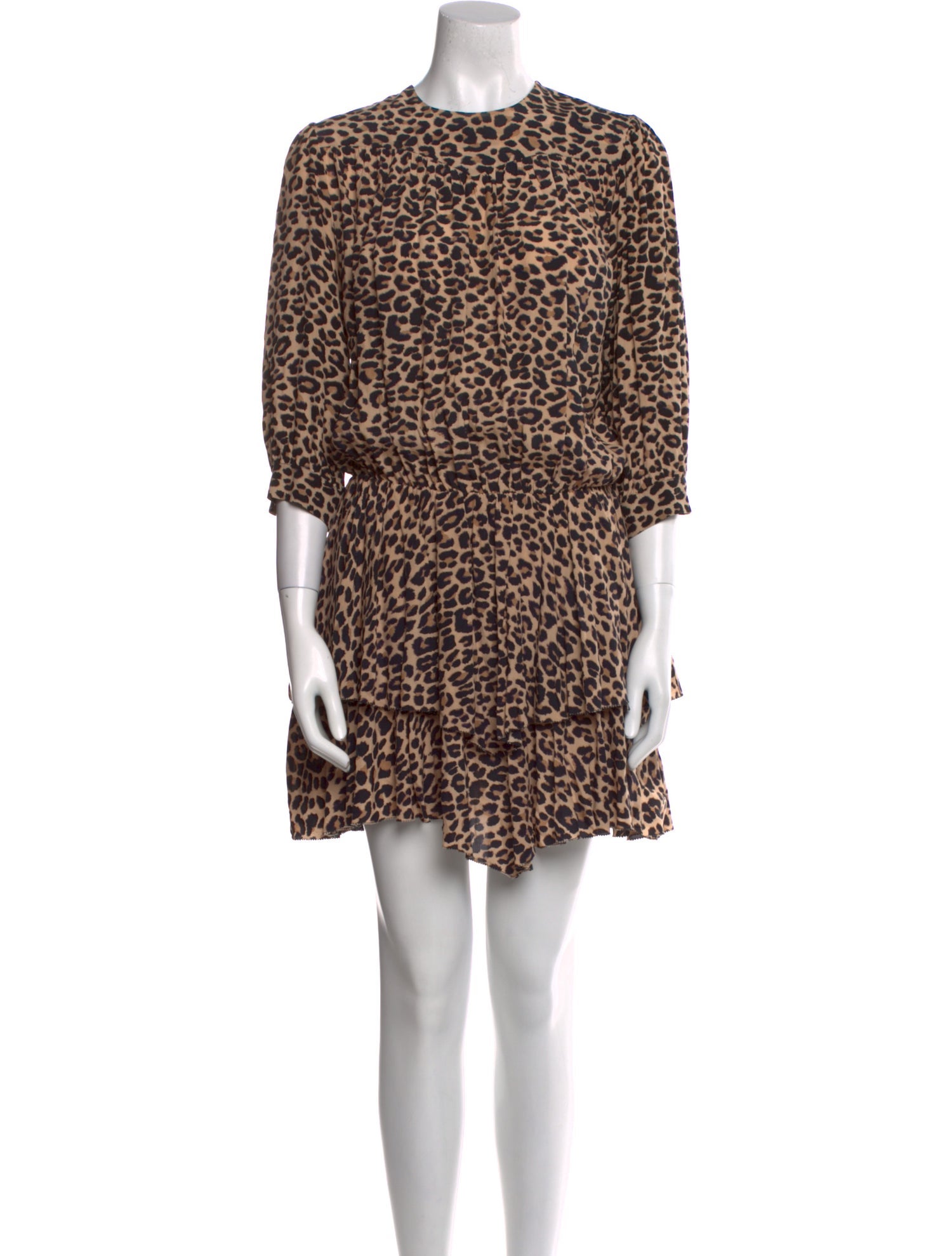 Zadig & Voltaire Animal Print Mini Dress