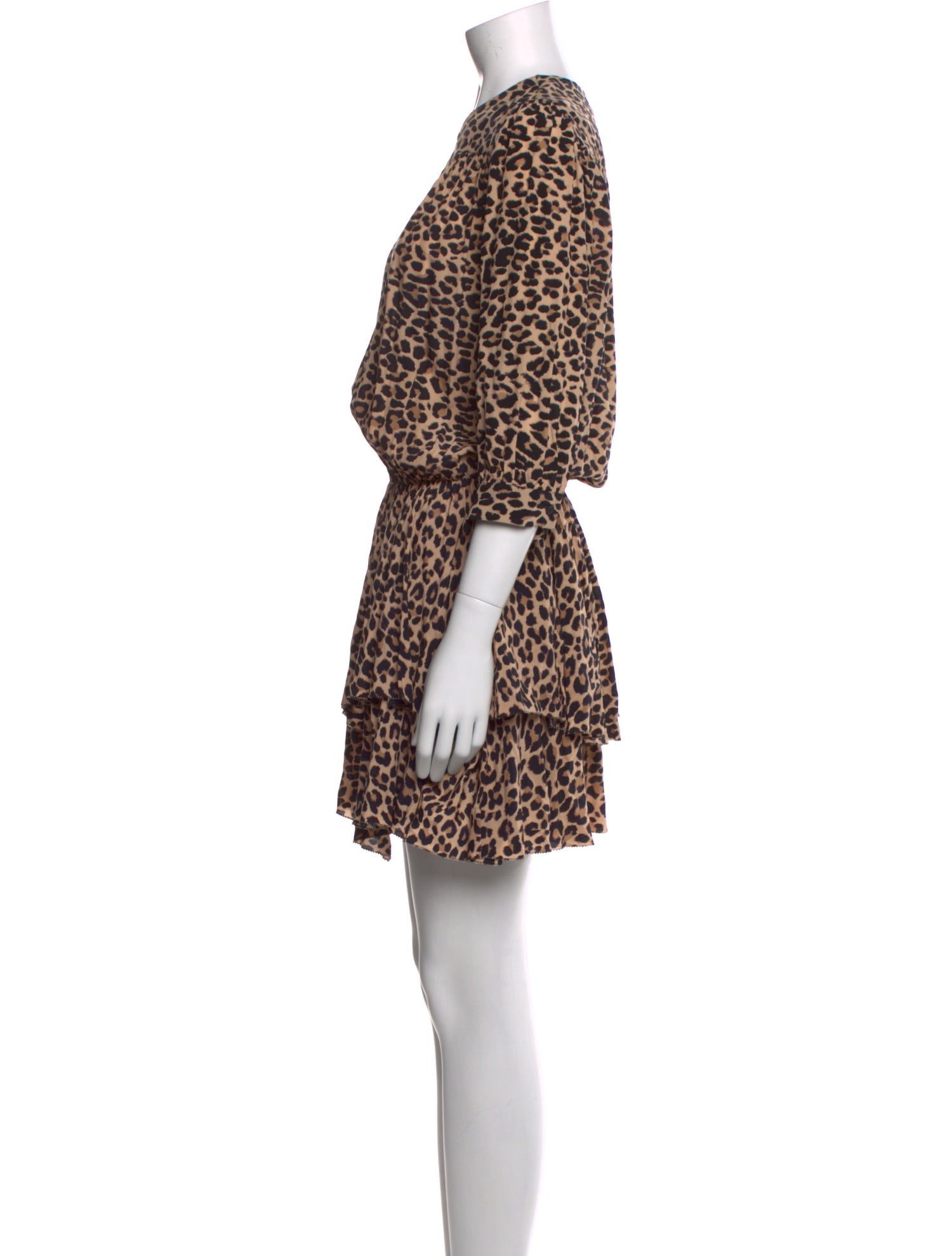 Zadig & Voltaire Animal Print Mini Dress