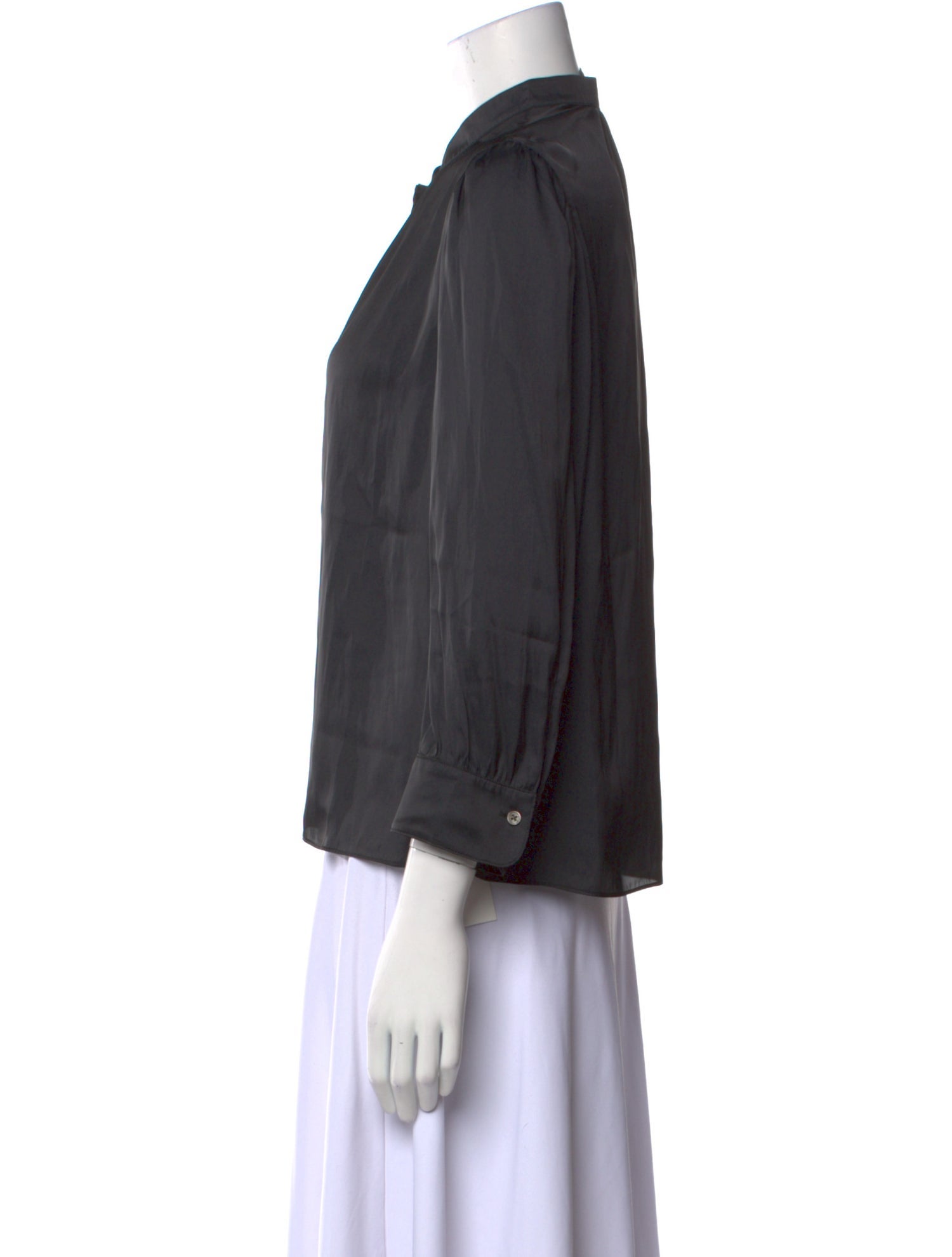 Zadig & Voltaire Mock Neck Three-Quarter Sleeve Blouse w/ Tags