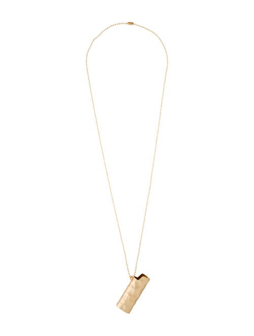 Zadig & Voltaire " Heart On Fire" Lighter Pendant Necklace