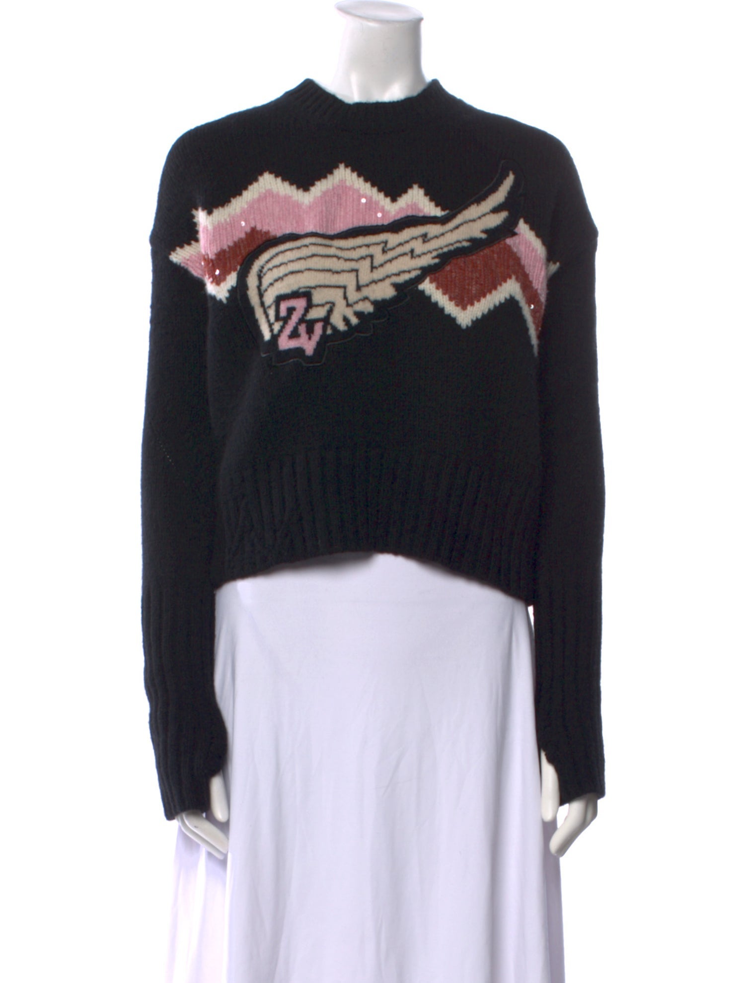 Zadig & Voltaire Cashmere Printed Sweater