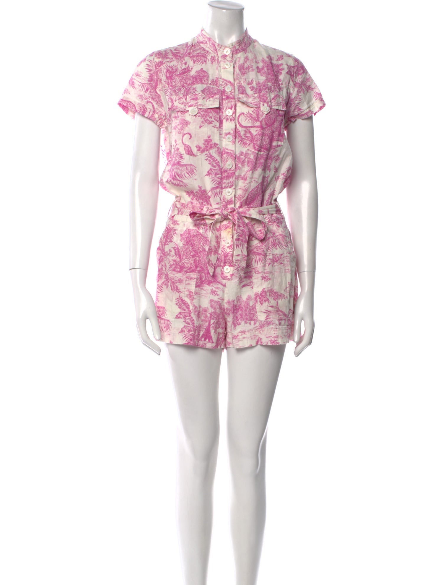 Zadig & Voltaire Printed Crew Neck Romper