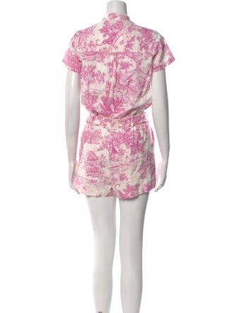 Zadig & Voltaire Printed Crew Neck Romper