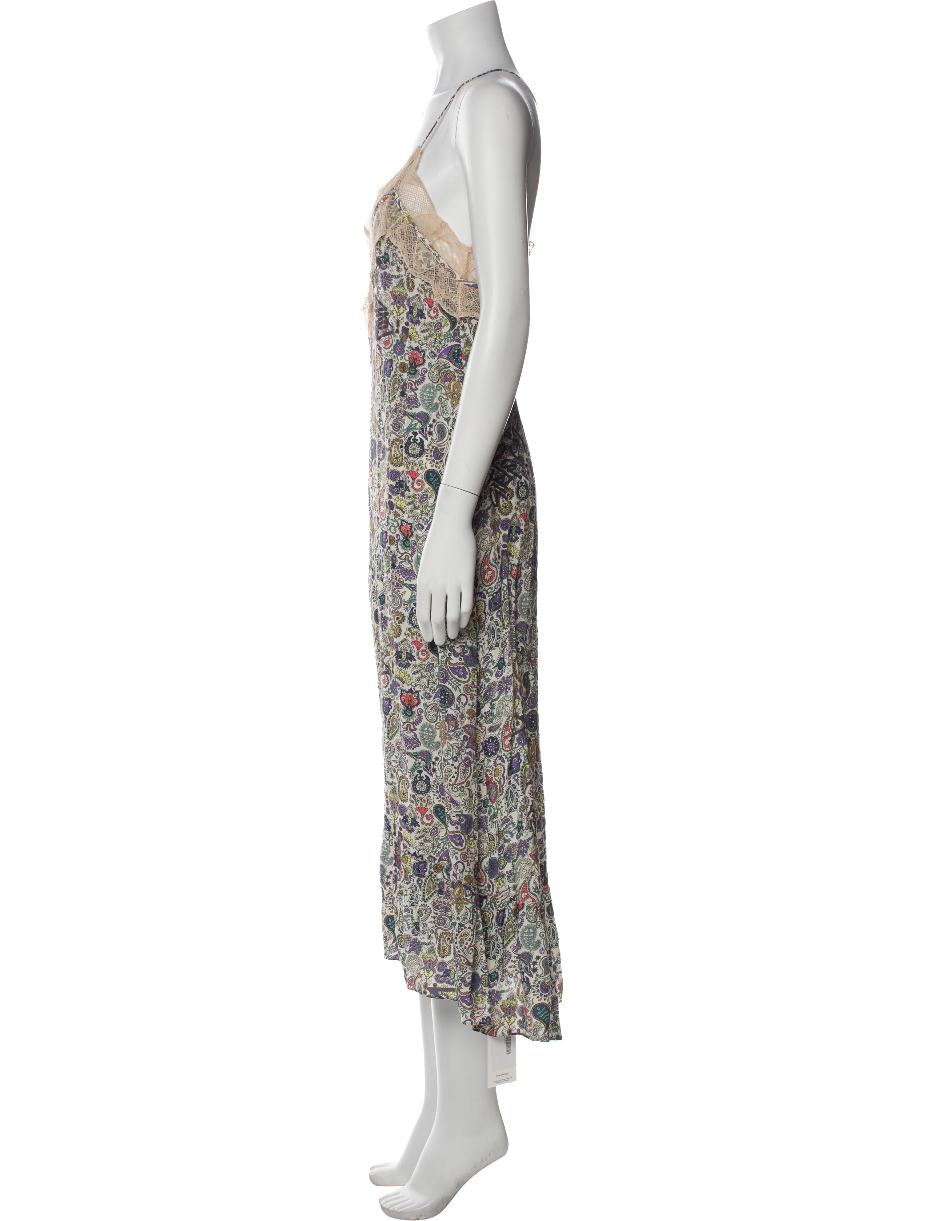 Zadig & Voltaire Floral Print Long Dress