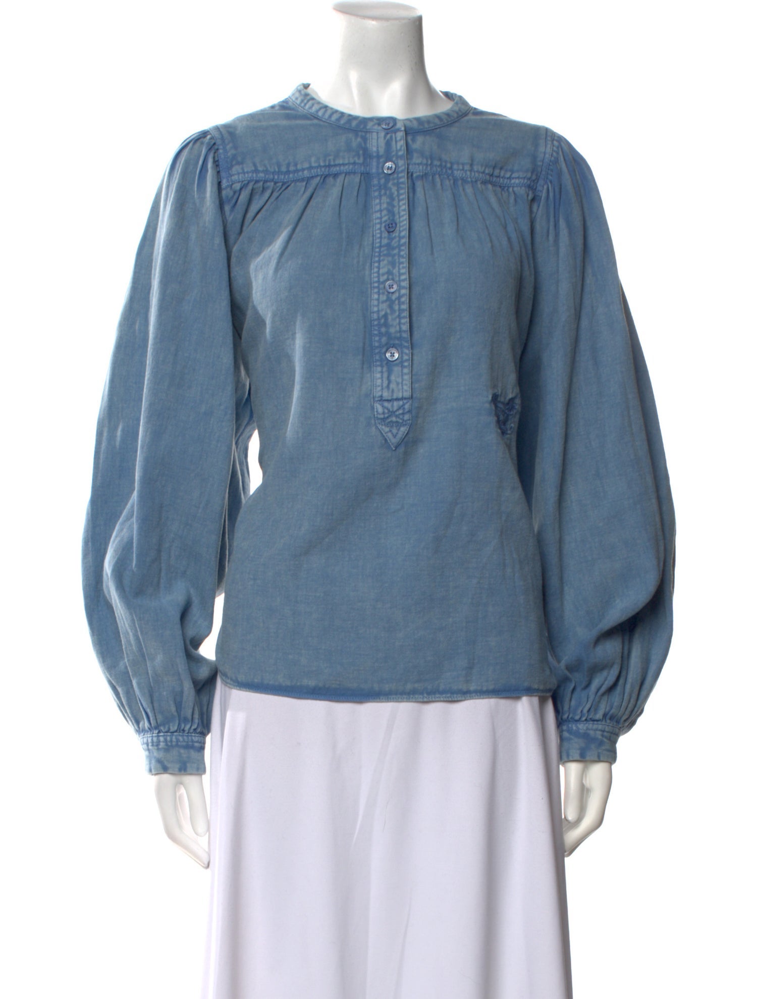 Zadig & Voltaire Crew Neck Long Sleeve Blouse w/ Tags