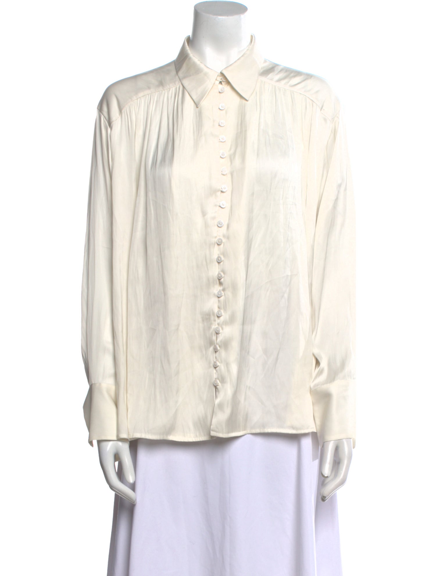 Zadig & Voltaire Long Sleeve Button-Up Top