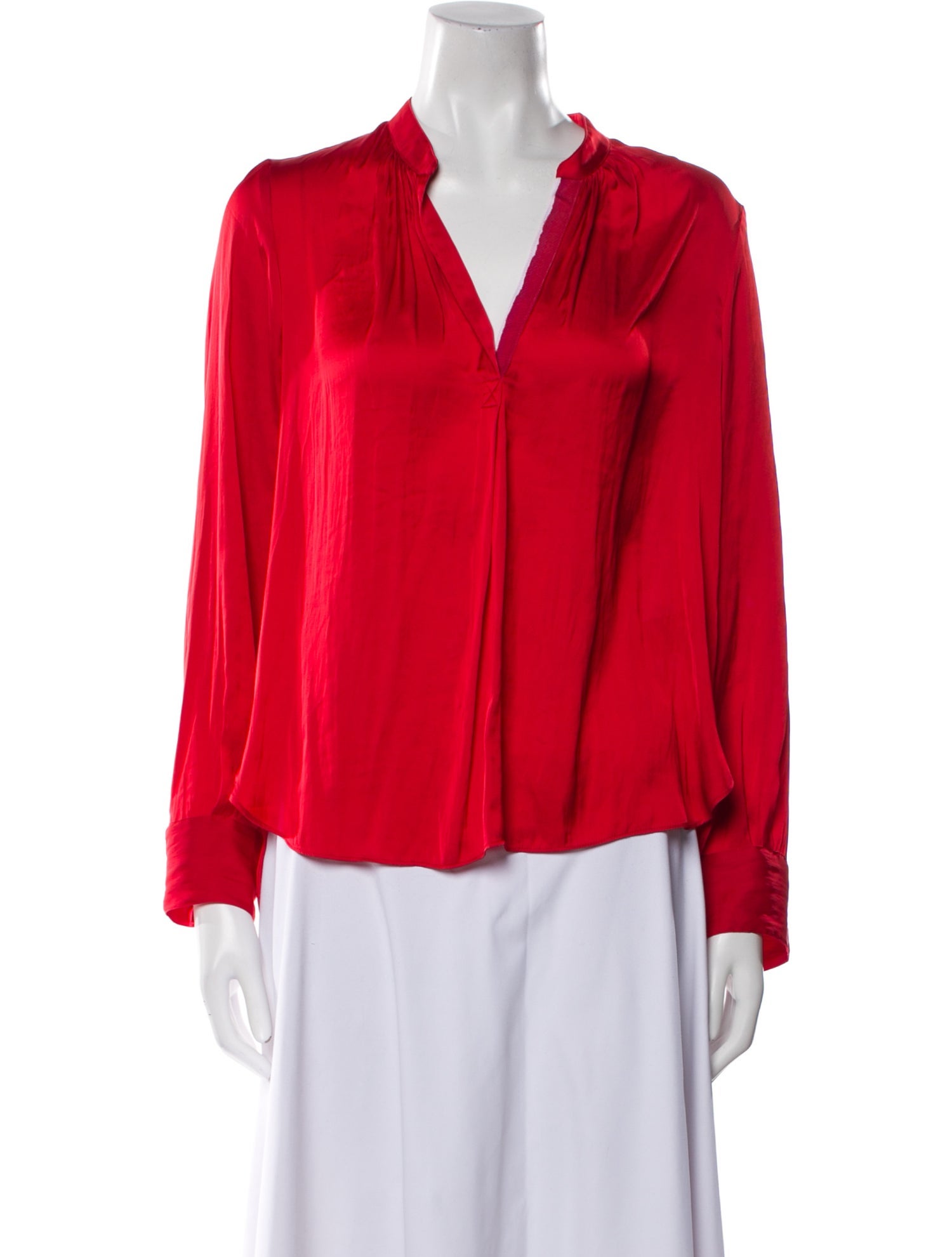 Zadig & Voltaire V-Neck Long Sleeve Blouse