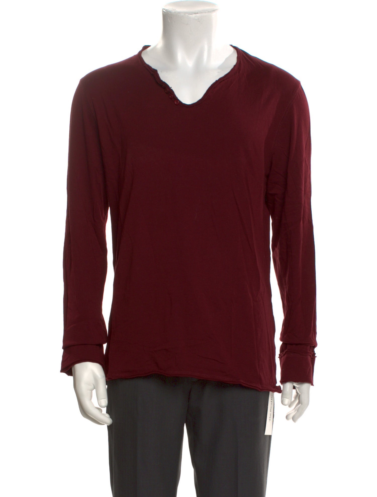 Zadig & Voltaire V-Neck Long Sleeve T-Shirt
