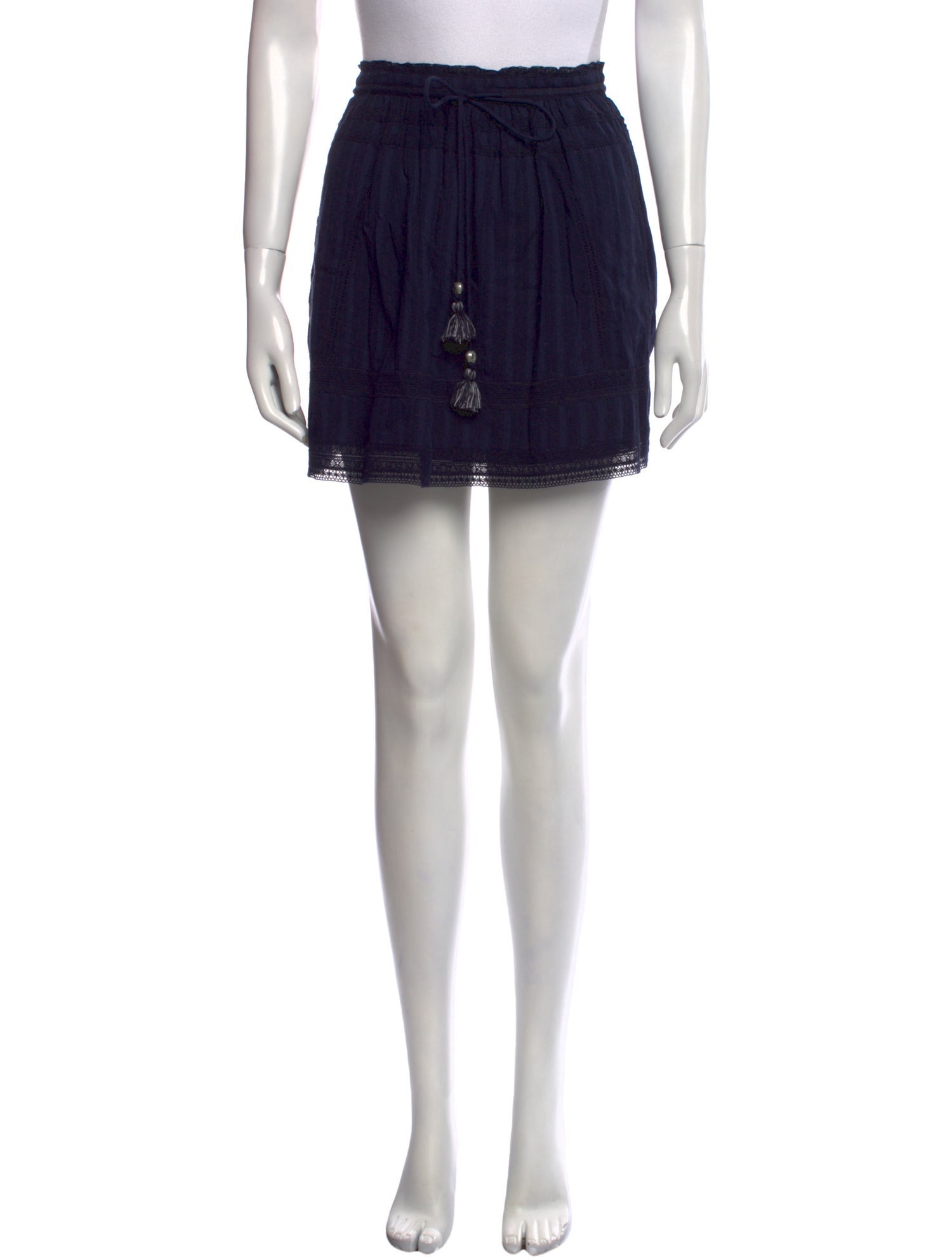 Zadig & Voltaire Tassel Accents Mini Skirt