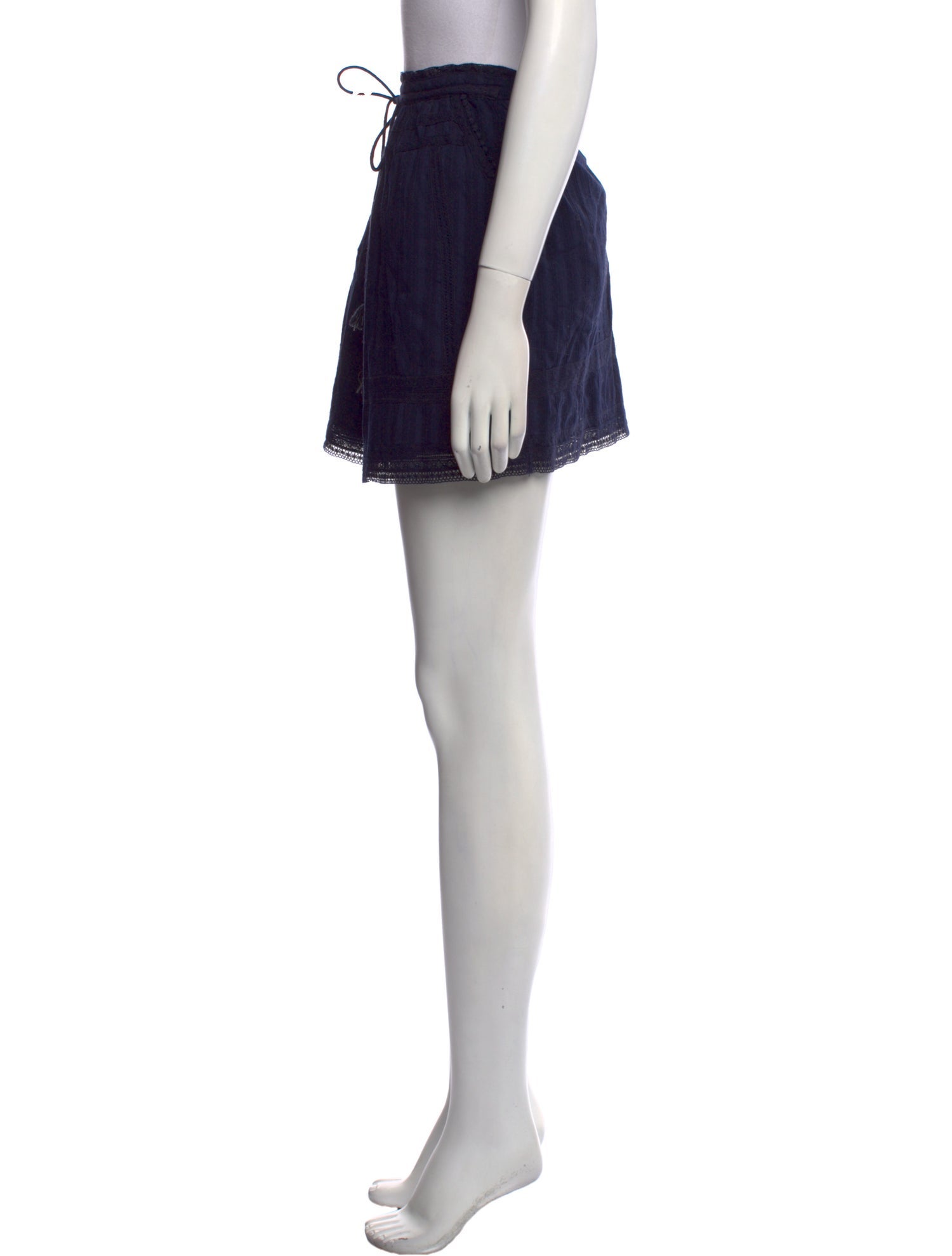 Zadig & Voltaire Tassel Accents Mini Skirt