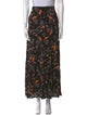 Zadig & Voltaire Floral Print Midi Length Skirt