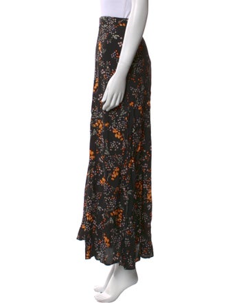 Zadig & Voltaire Floral Print Midi Length Skirt