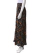 Zadig & Voltaire Floral Print Midi Length Skirt