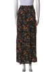 Zadig & Voltaire Floral Print Midi Length Skirt