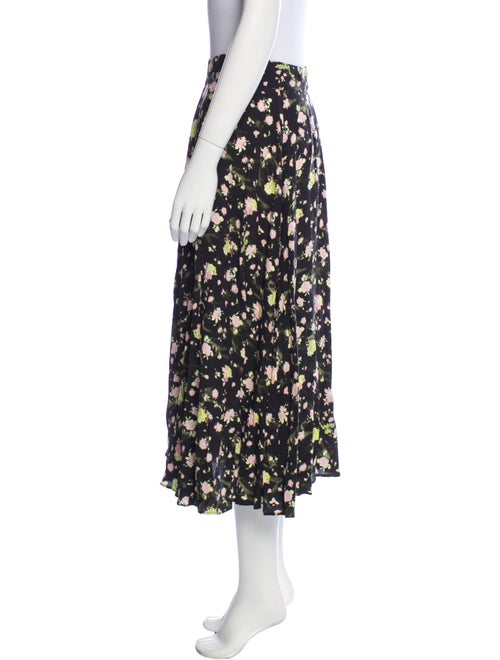 Zadig & Voltaire Floral Print Midi Length Skirt
