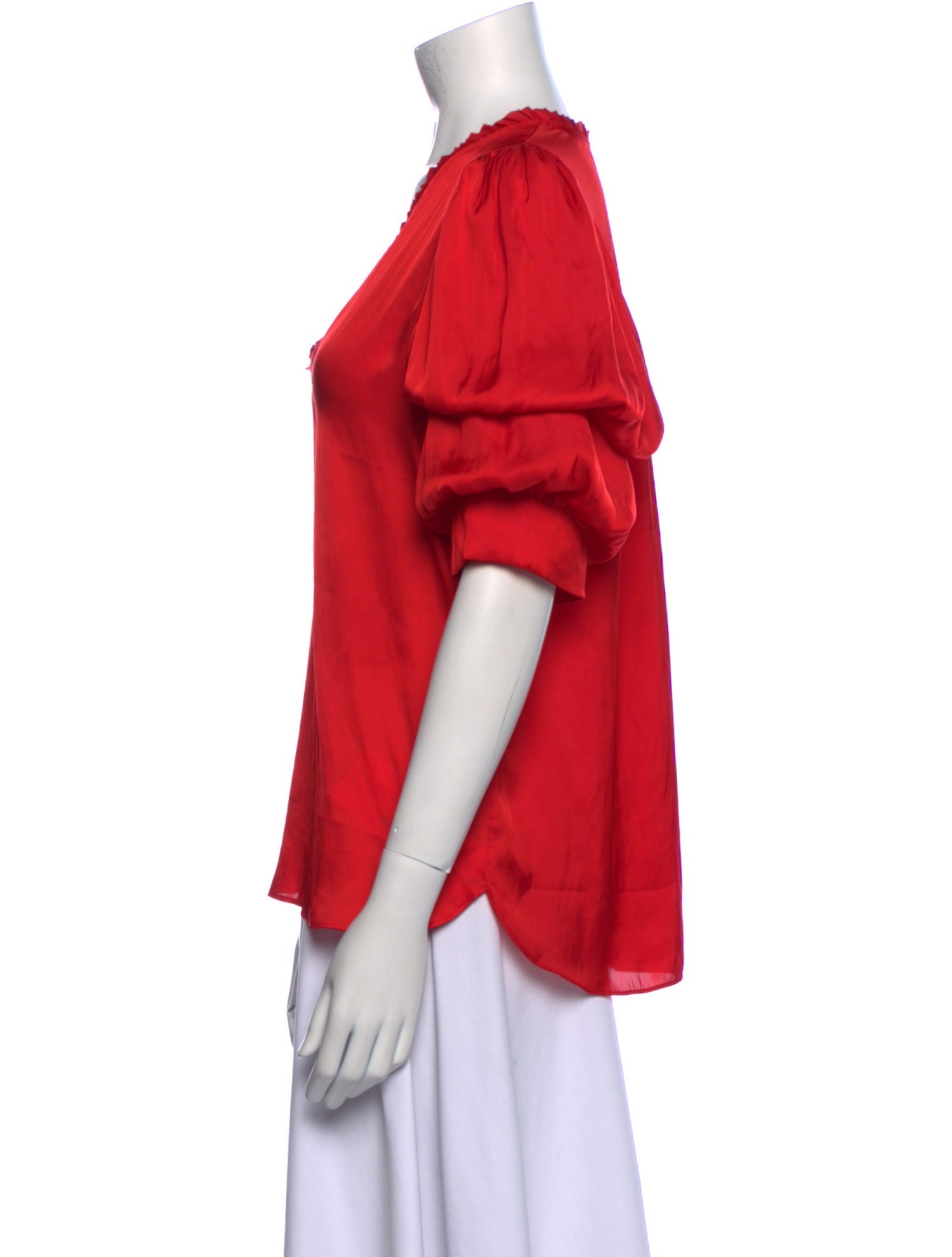 Zadig & Voltaire V-Neck Short Sleeve Blouse