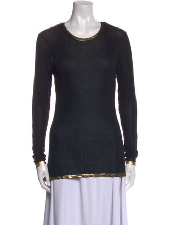 Zadig & Voltaire Scoop Neck Long Sleeve T-Shirt