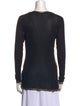 Zadig & Voltaire Scoop Neck Long Sleeve T-Shirt