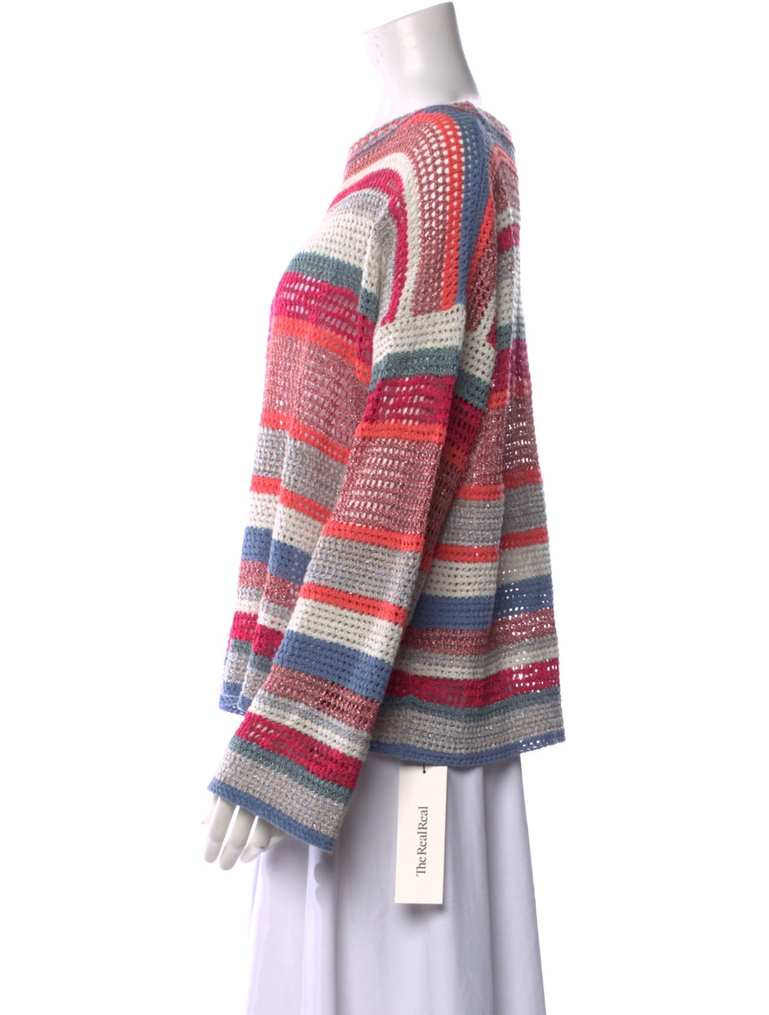 Zadig & Voltaire Striped Bateau Neckline Sweater