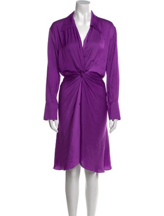 Zadig & Voltaire V-Neck Knee-Length Dress