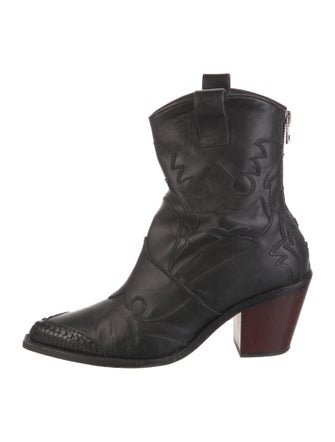 Zadig & Voltaire Leather Western Boots