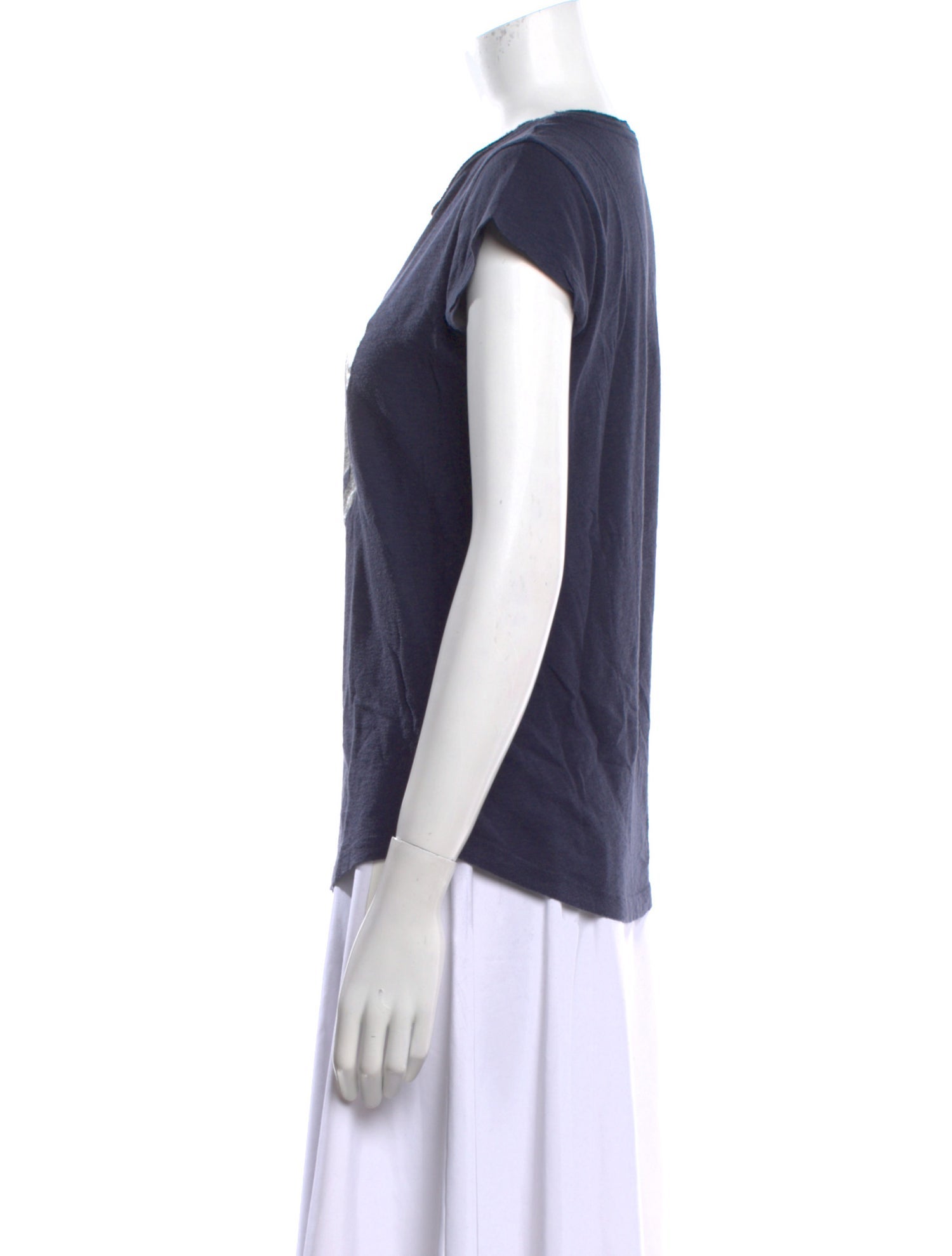 Zadig & Voltaire Graphic Print Crew Neck T-Shirt