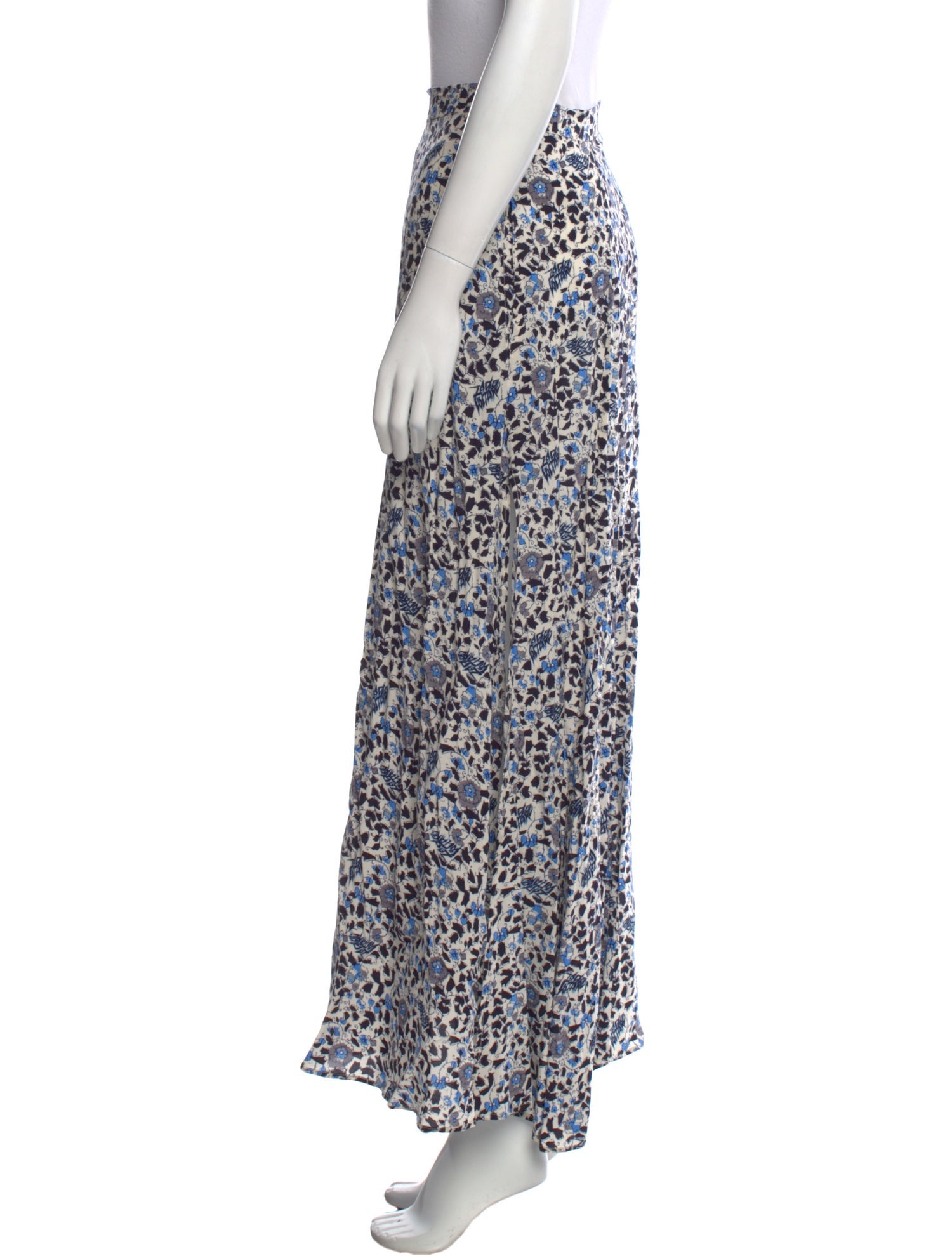 Zadig & Voltaire Floral Print Midi Length Skirt